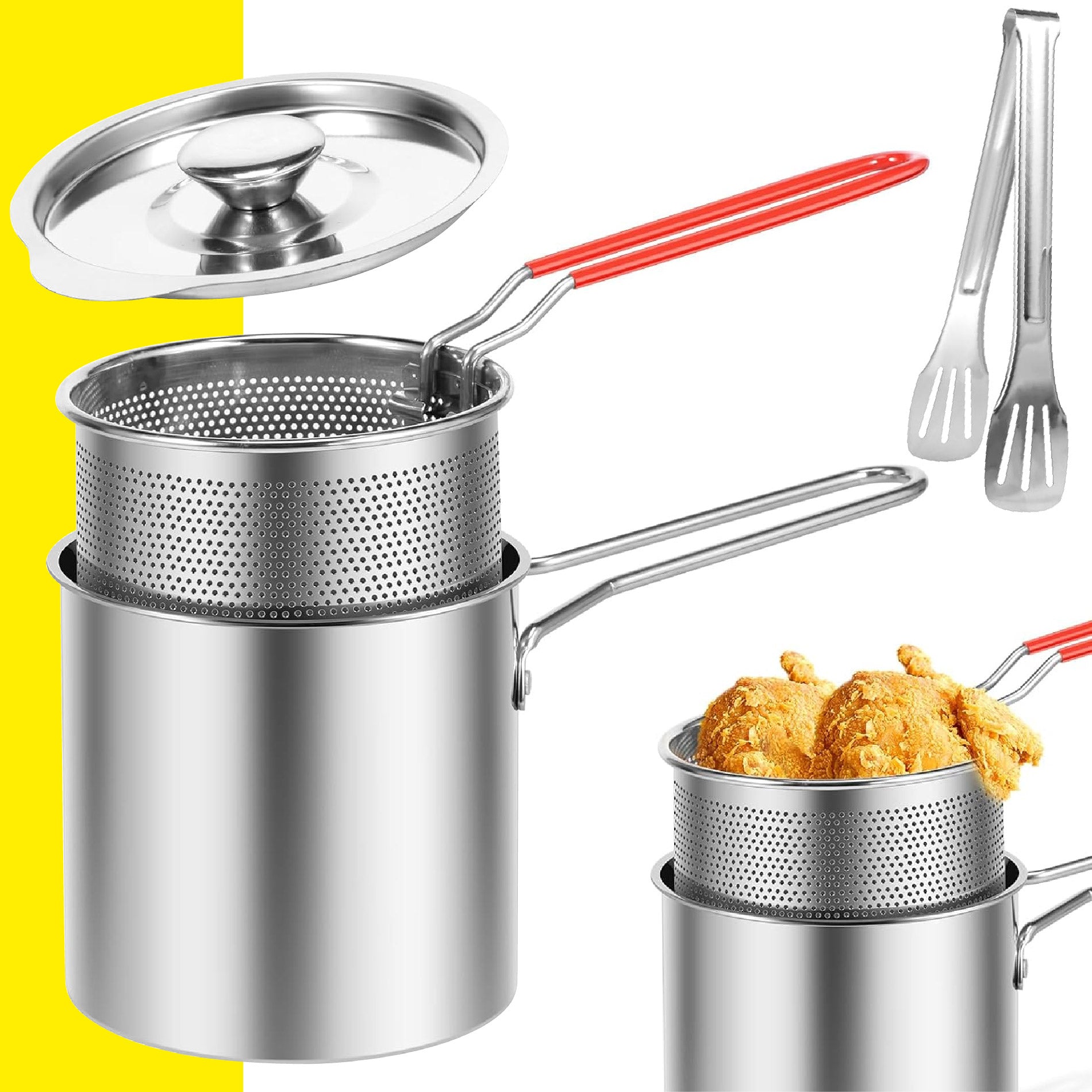 Freidora  de Acero Inoxidable  – Cocina Limpia, Segura y Sostenible